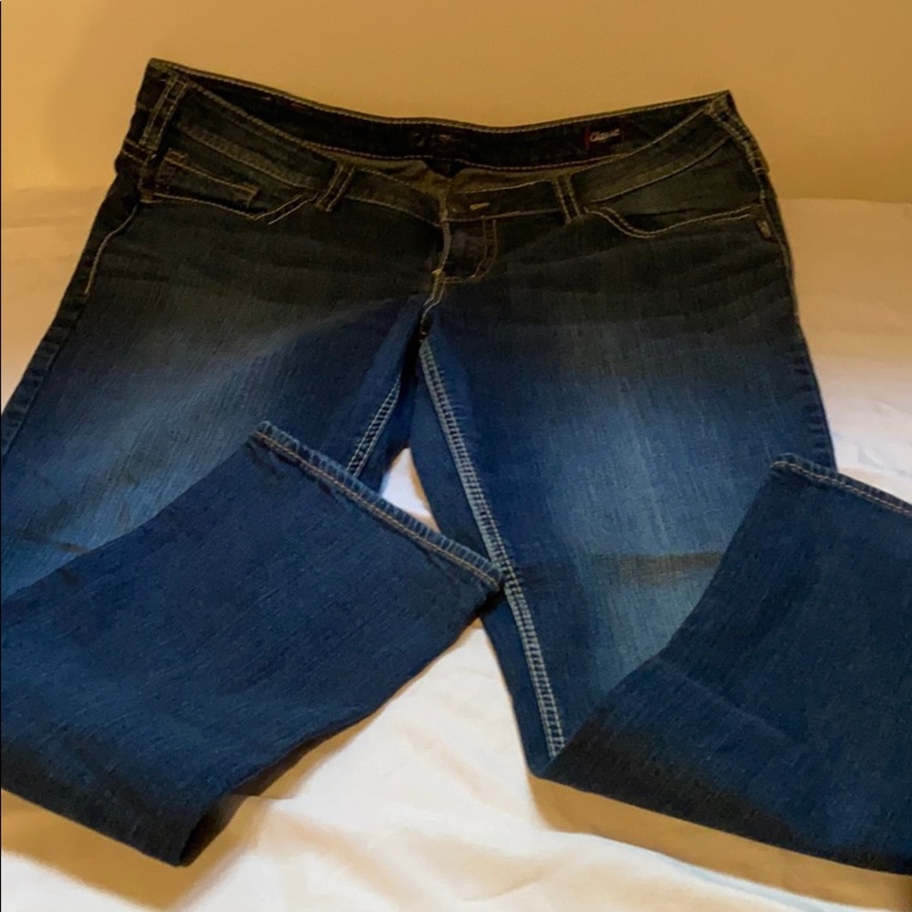 Silver plus size jeans